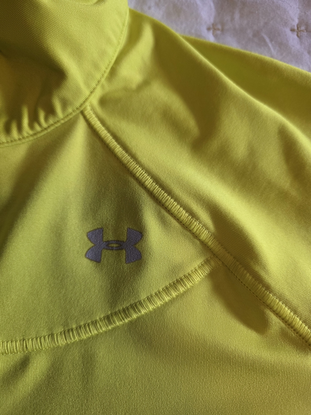 Under Armour Women's High-Visibility Yellow Full-Zip Jacket - Picture 2 of 6